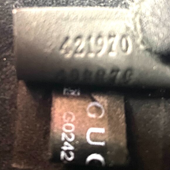 GUCCI GG Monogram Mini Dionysus Shoulder Bag - Taupe with Black Suede - Picture 11 of 12